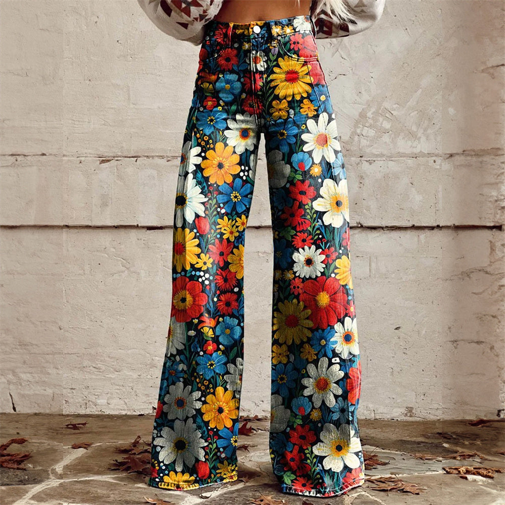 Dahlia Print Pants